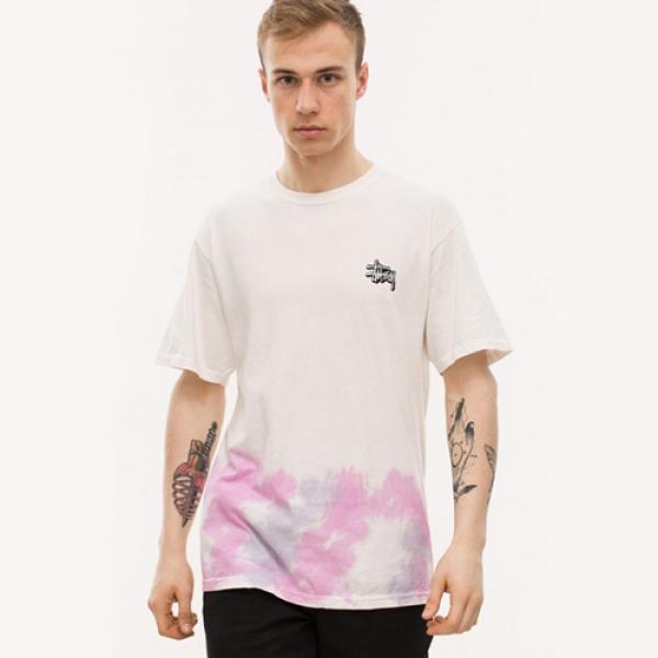 STUSSY CLOUDS TD TEE-NATURAL